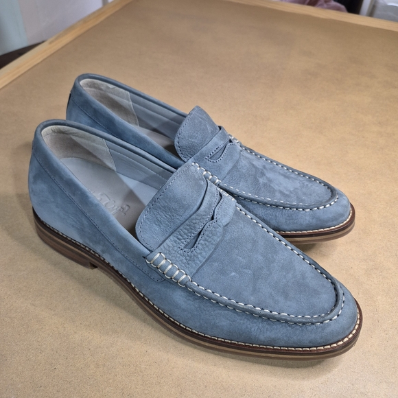 Sperry Other - Sperry Sky Blue Suede Slip-Ons 2709/380